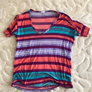 Splendid striped jersey top